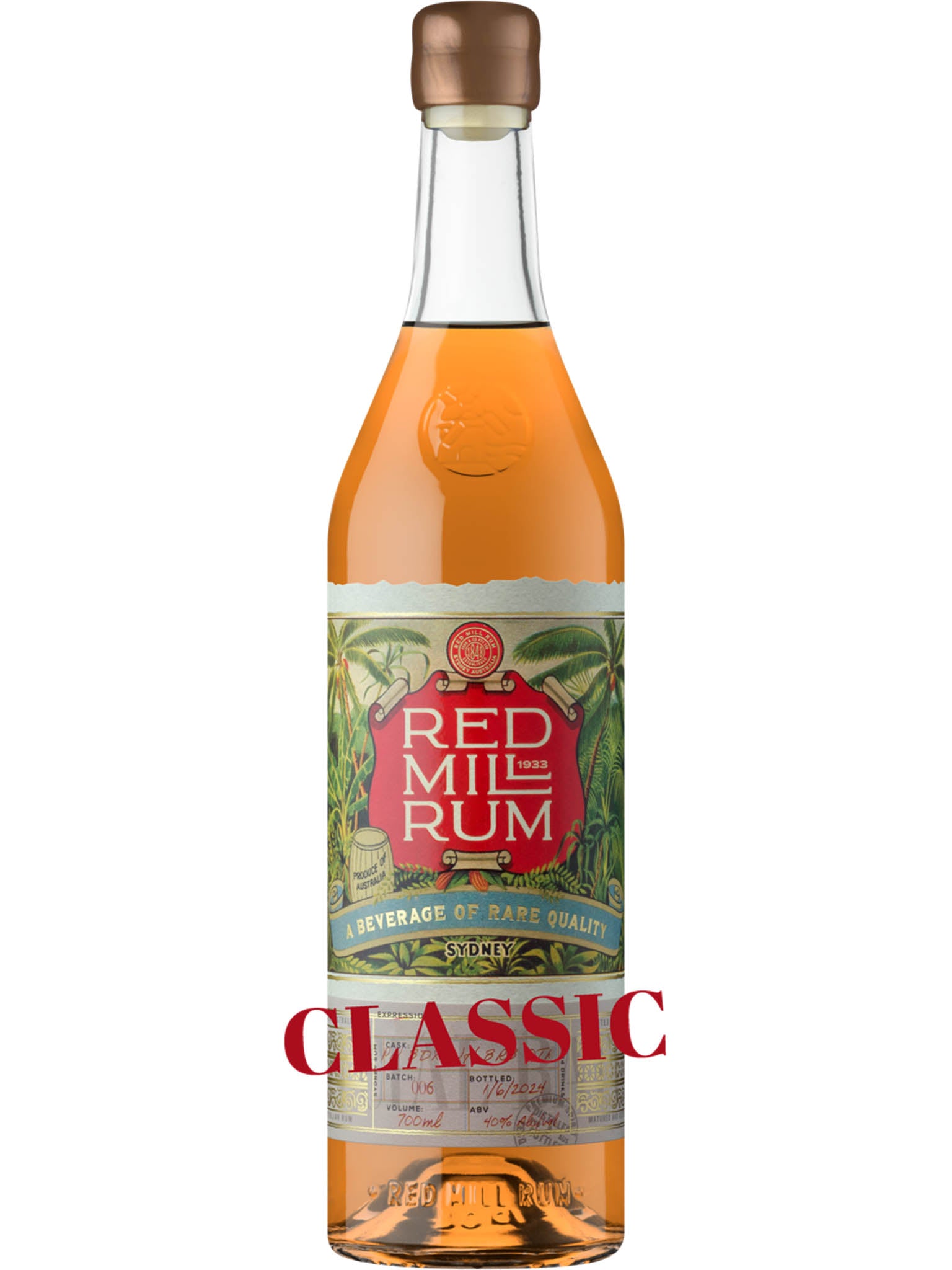 Red Mill Rum CLASSIC Rum 70cl 6pk