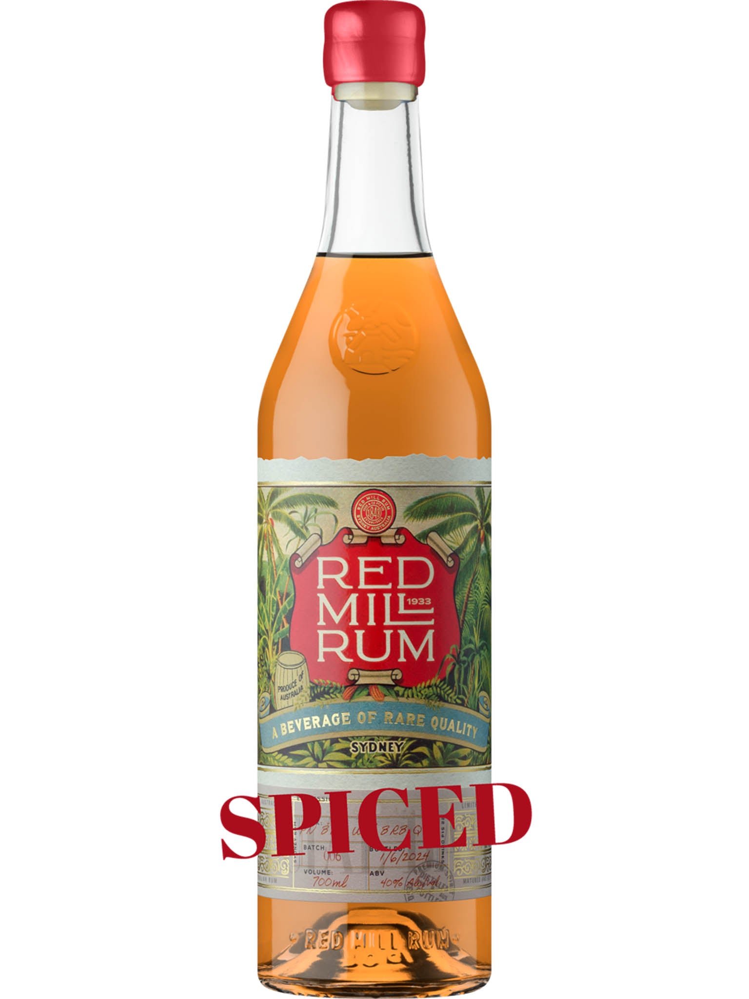 Red Mill Rum SPICED Rum 70cl 6Pk